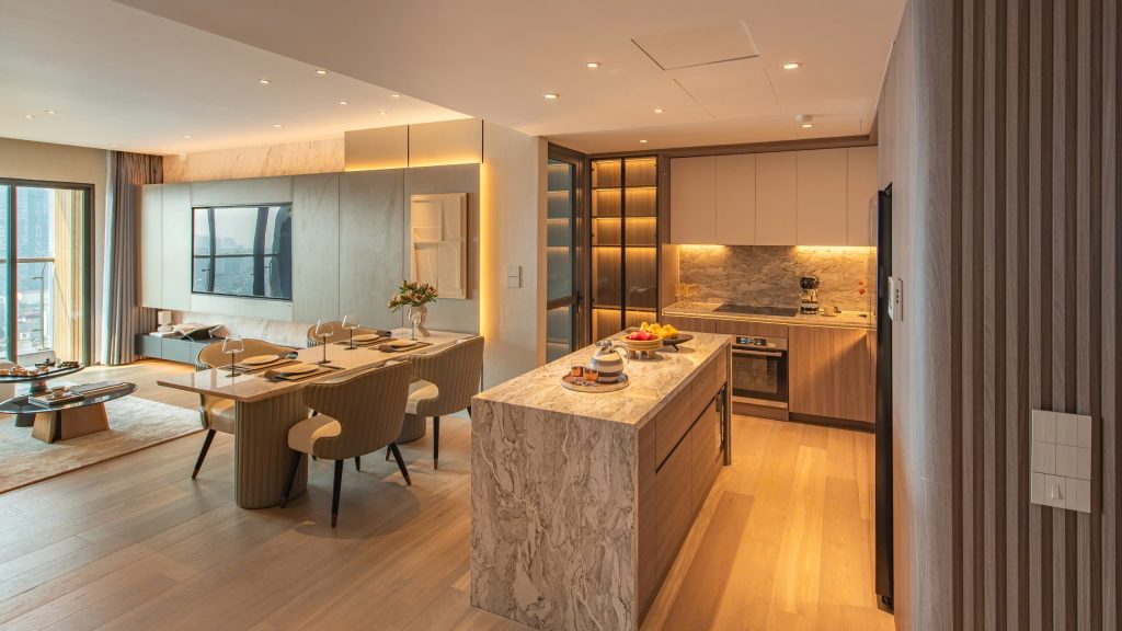 Phòng bếp dự án chung cư 31 láng hạ